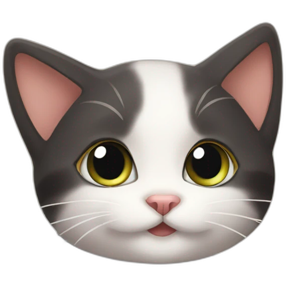 Cute cat mochir emoji