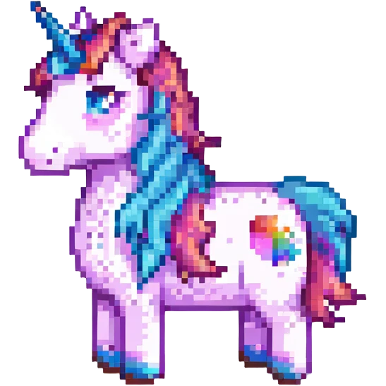единорог, no background emoji