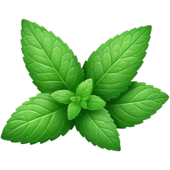 mint leave emoji