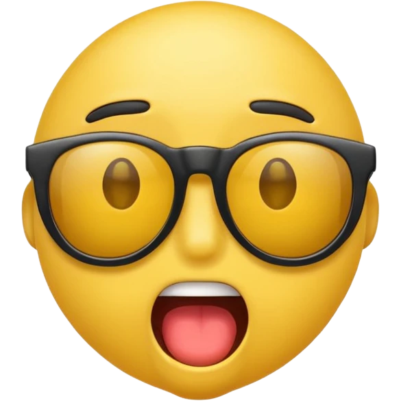 SHOCKED emoji with sunglasses emoji