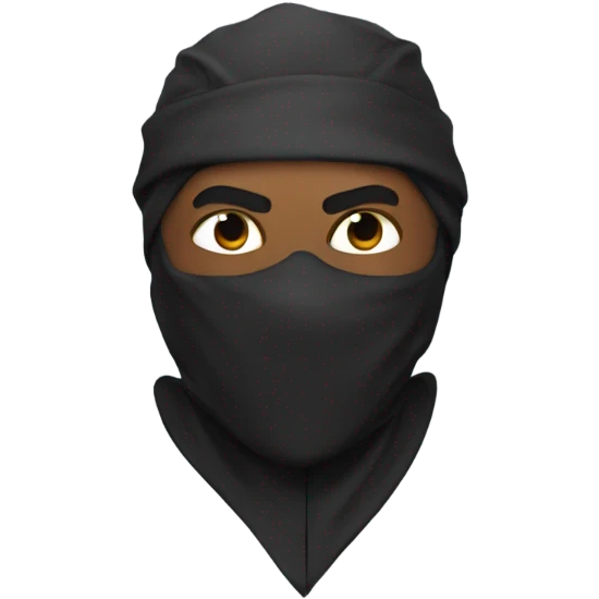 Ninja with a low taper fade emoji