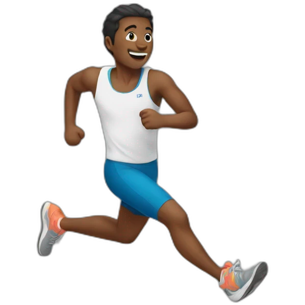 running emoji