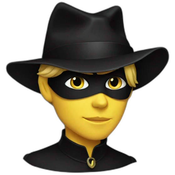 Chat noir emoji