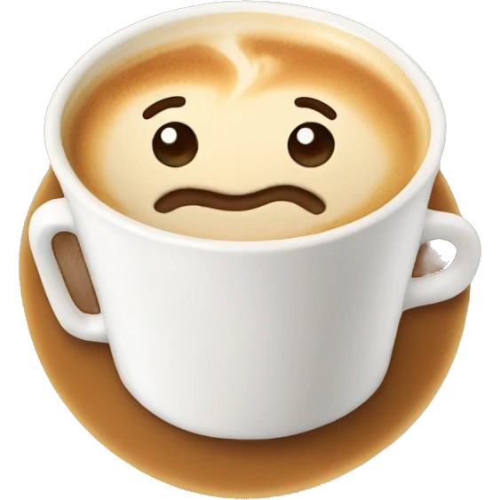 Cafee latte emoji