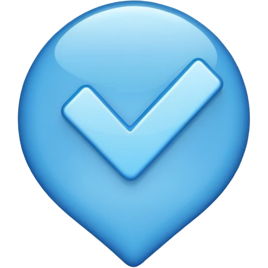 I want to make a what’s app blue tick mark emoji emoji