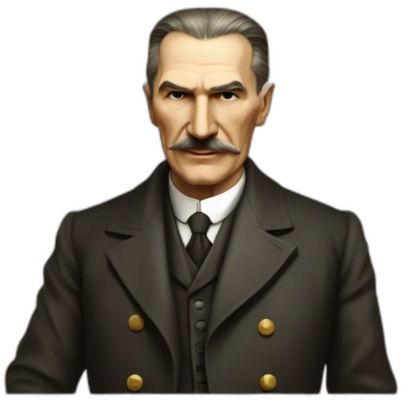 Atatürk with nikola tesla emoji