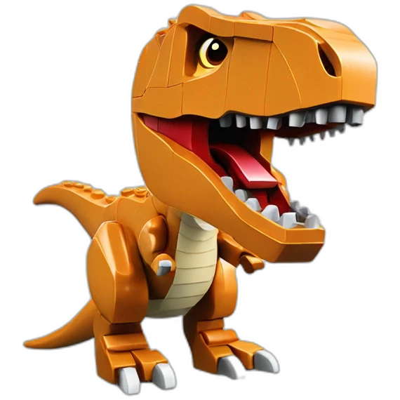 Lego T-Rex emoji