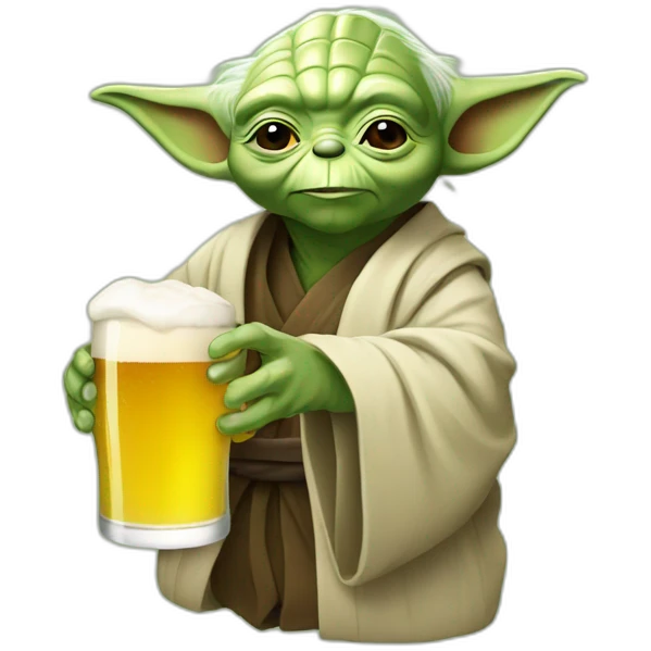 Yoda beers emoji