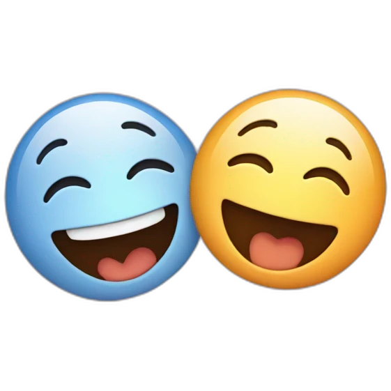 Gays laughing and gossiping emoji