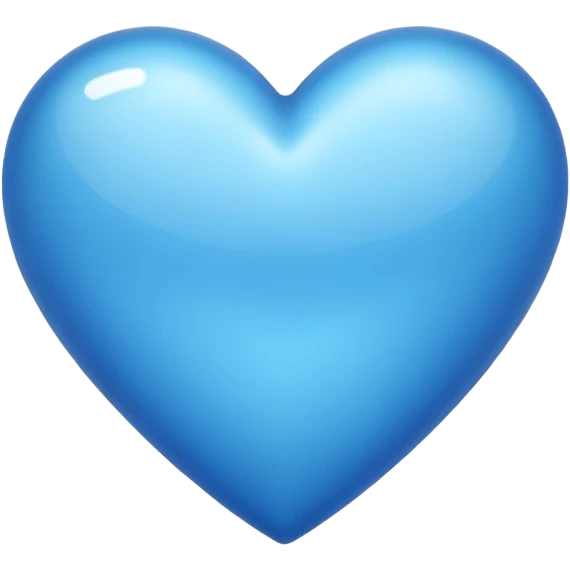 Corazón 💘 en color azul emoji
