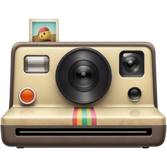 Polaroid photo emoji