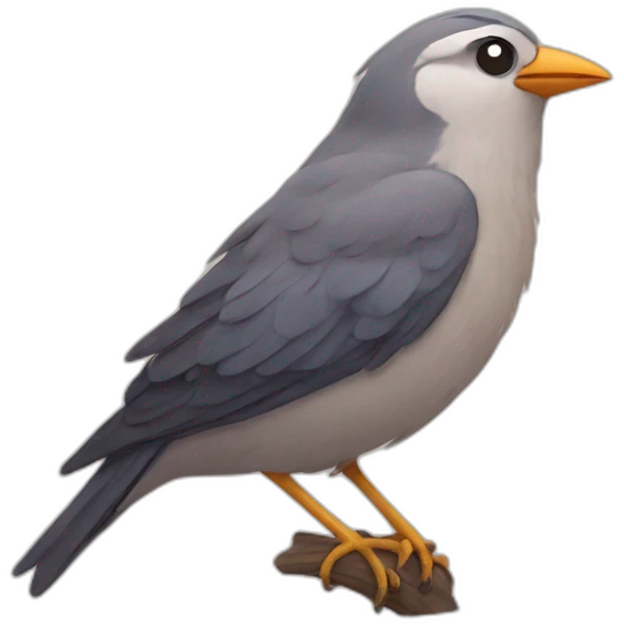 sleepy bird emoji