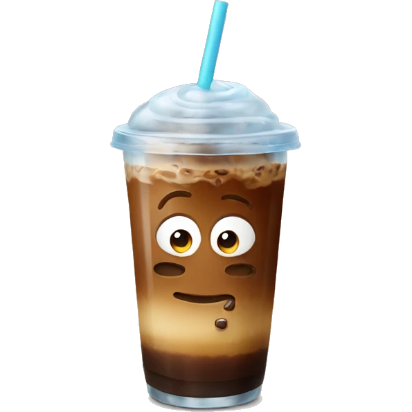 Iced coffee  emoji