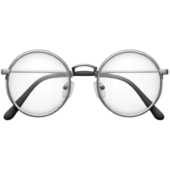Round glasses emoji