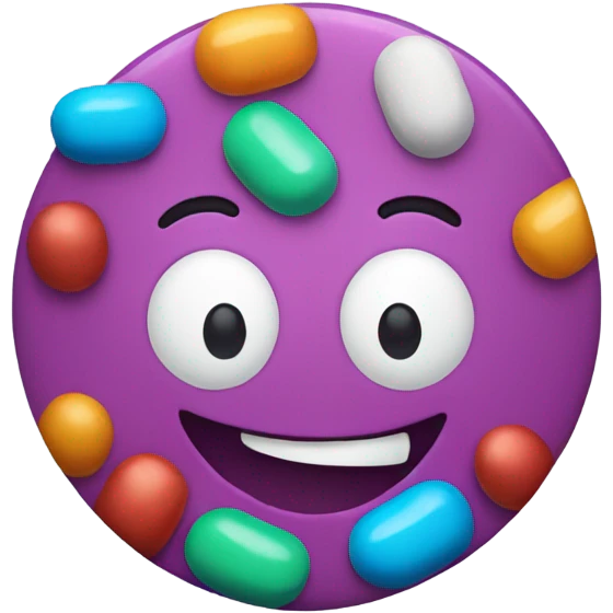 happy candy pill emoji