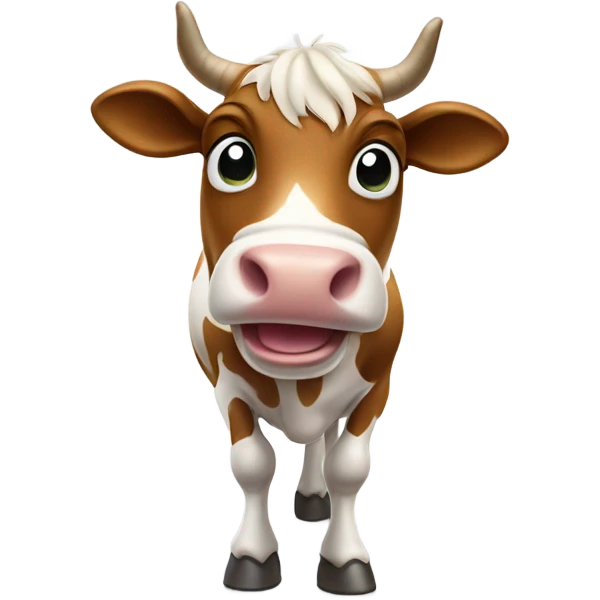 Cow dancing emoji