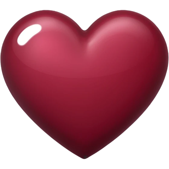 Cœur bordeaux emoji