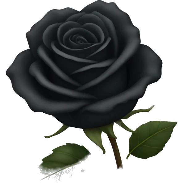black rose emoji