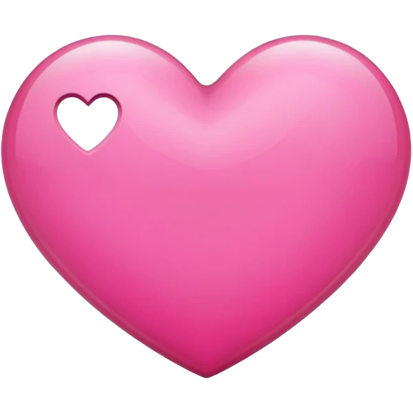 Heart pink emoji