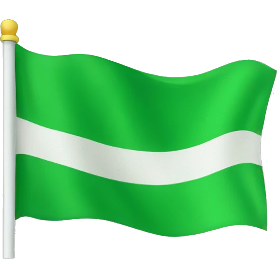Green flag emoji