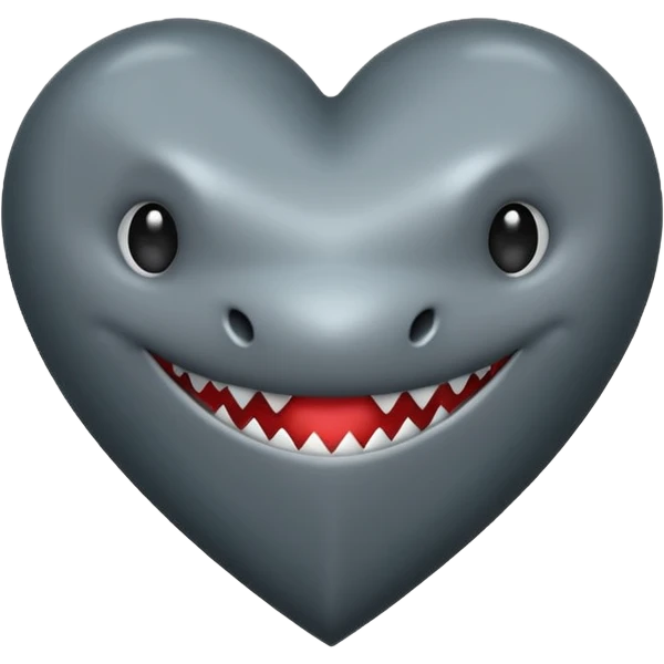 multiple shark emojis in the shape of a heart emoji