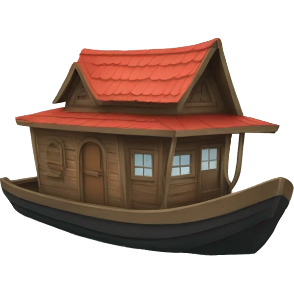 Houseboat  emoji