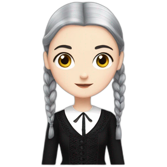 Wednesday addams emoji