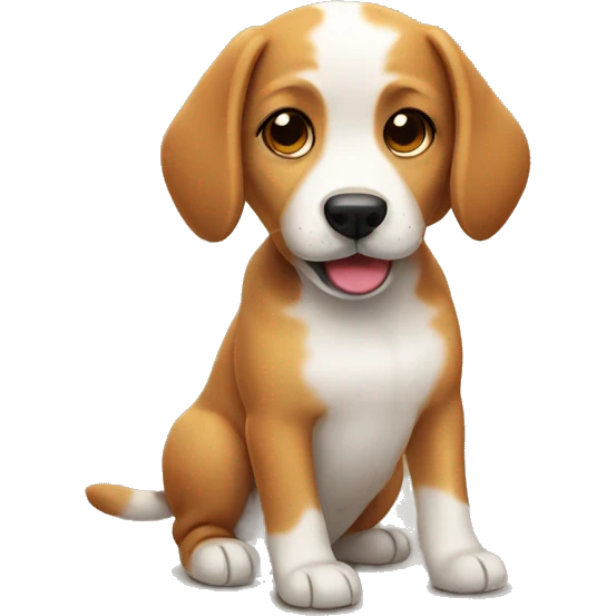 Cute dog emoji
