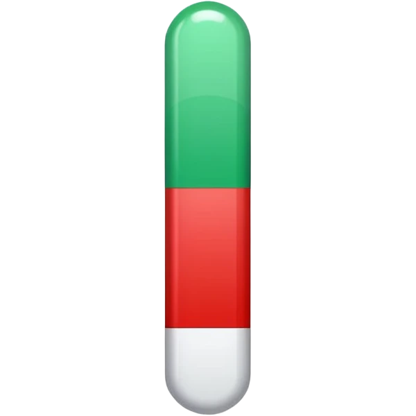 A vertical capsule-shaped progress bar with a color gradient from green at the bottom to red at the top. The bar is divided into segments by thin lines, with bold, outlined numbers scaling upward next to it.  emoji