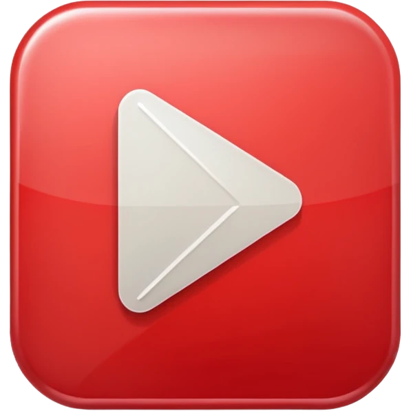 Classic red play button emoji