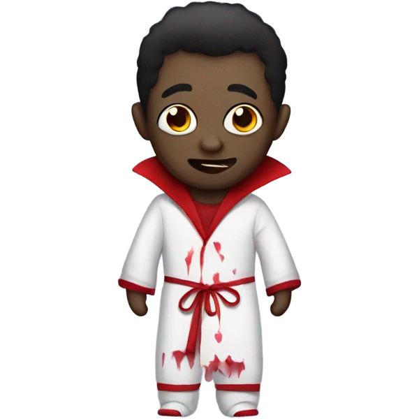 Vampire with cute pajamas  emoji