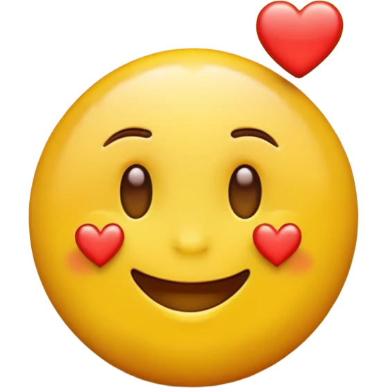 stoned emoji with hearts emoji