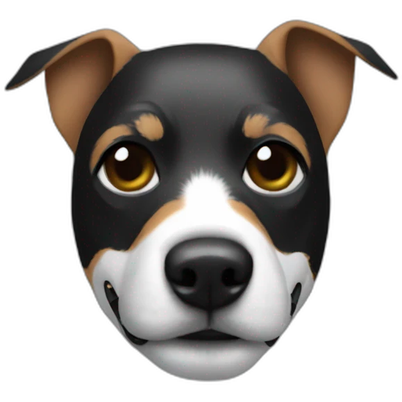 jack russell wear batman mask emoji