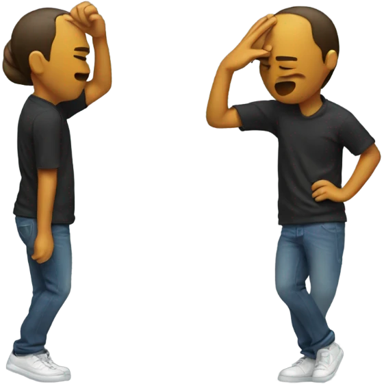 dabbing emoji