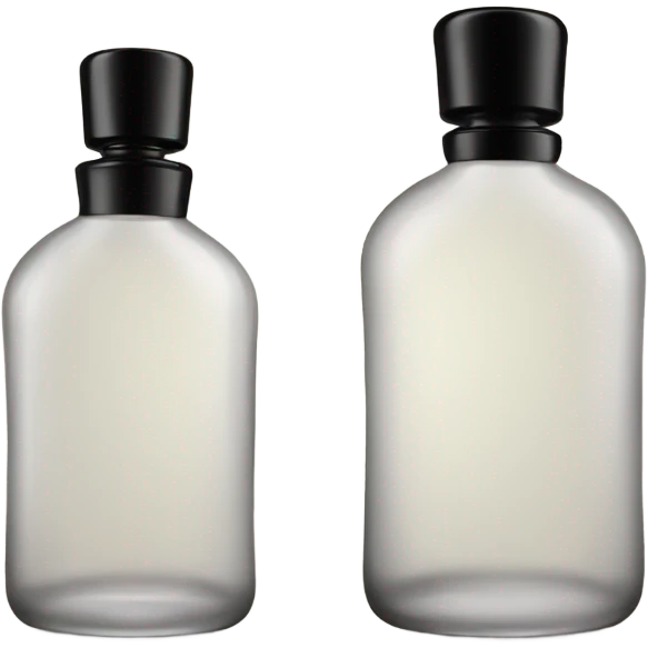 cute perfume face with black cap emoji