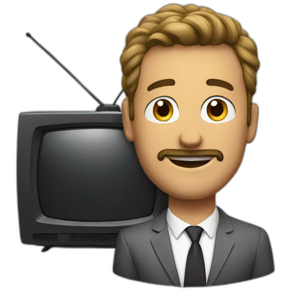 TV man emoji