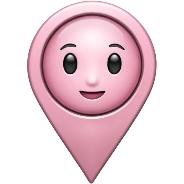 location pin emoji light pink  emoji