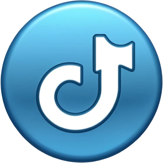 Синия галочка с тик тока emoji