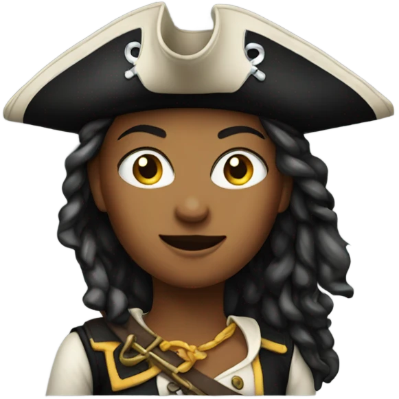 Woman pirate emoji