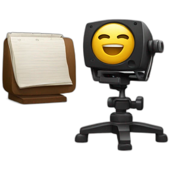 Studio d'enregistrement emoji