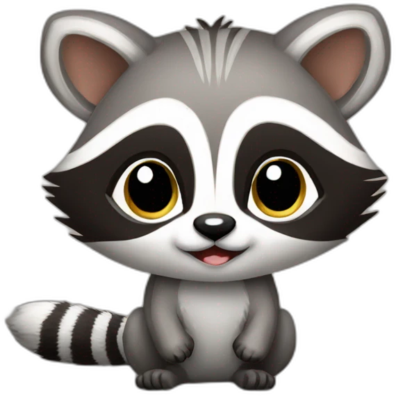 baby raccoon emoji