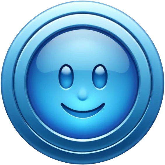 Badge certification insta en bleu emoji