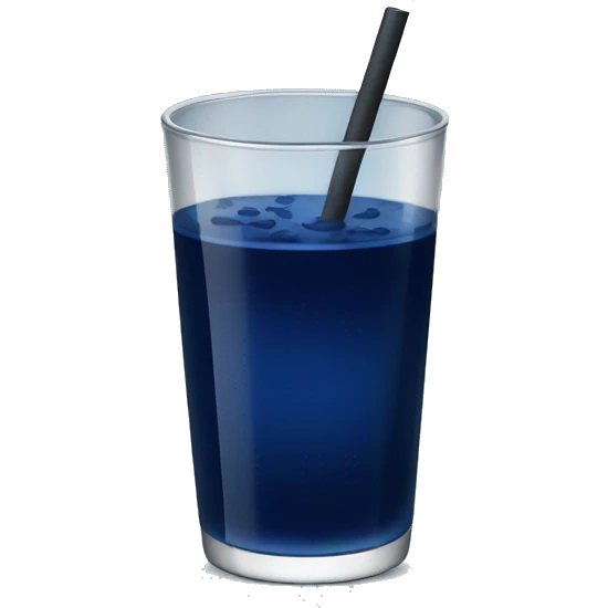 dark blue drink emoji