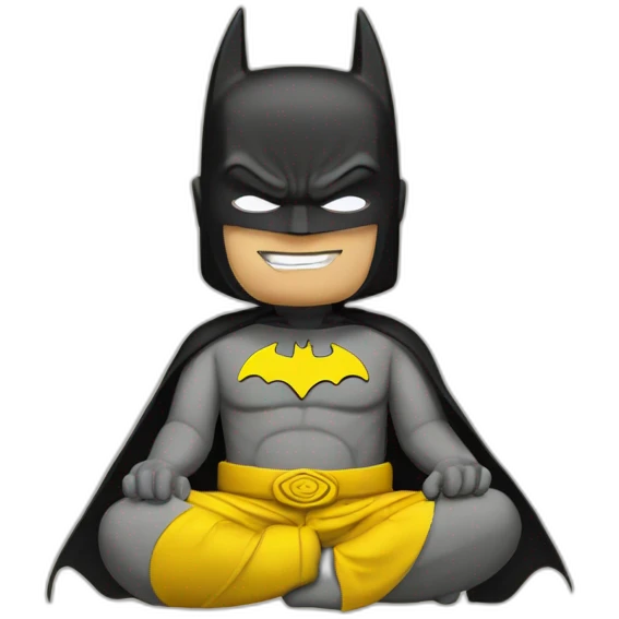 batman buddha emoji