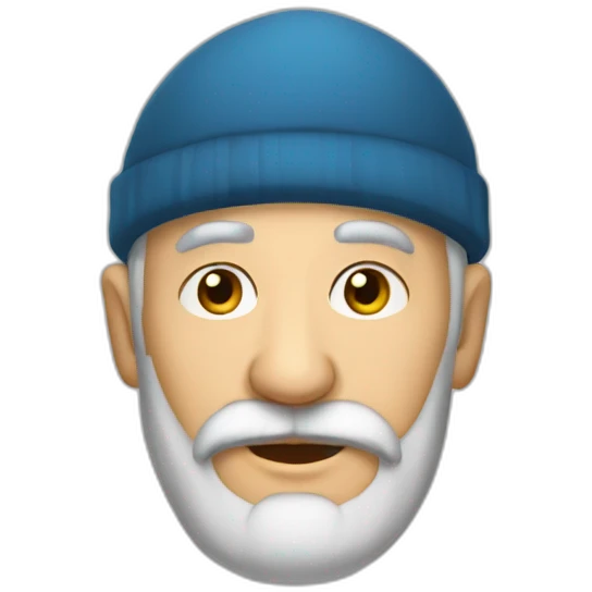 Grandfather of Tatars in a skullcap emoji