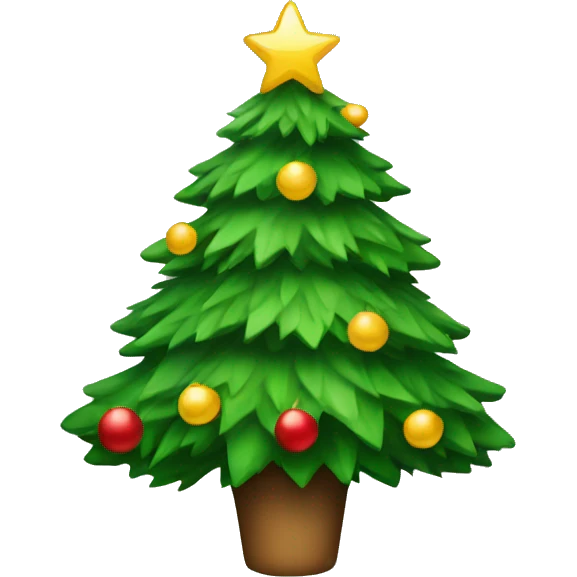 Christmas tree emoji