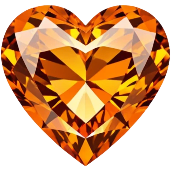 orange heart-shaped diamond emoji
