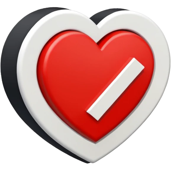 suprematism heart emoji
