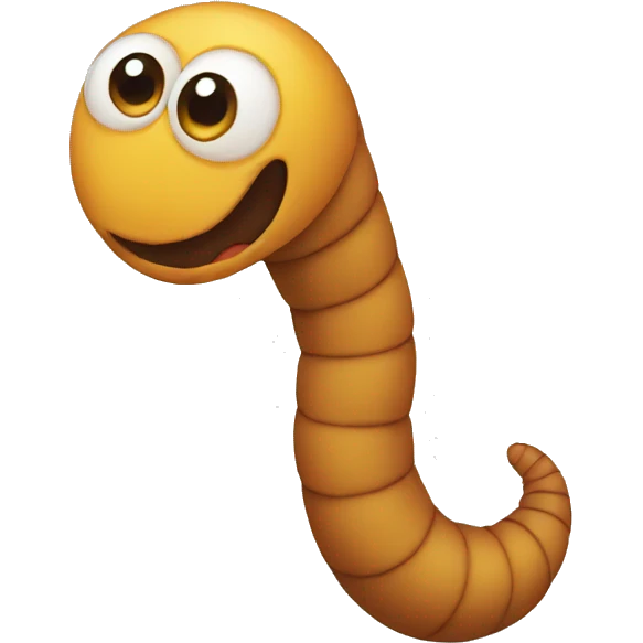 worm emoji
