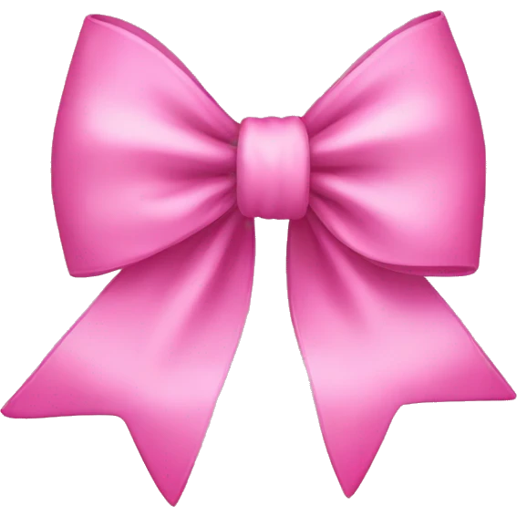 Pink bow  emoji